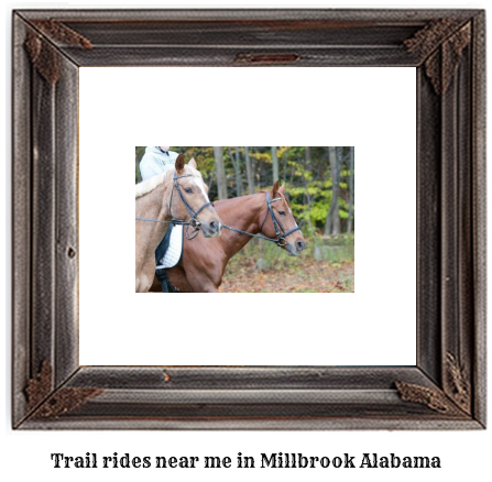 trail rides near me in Millbrook, Alabama